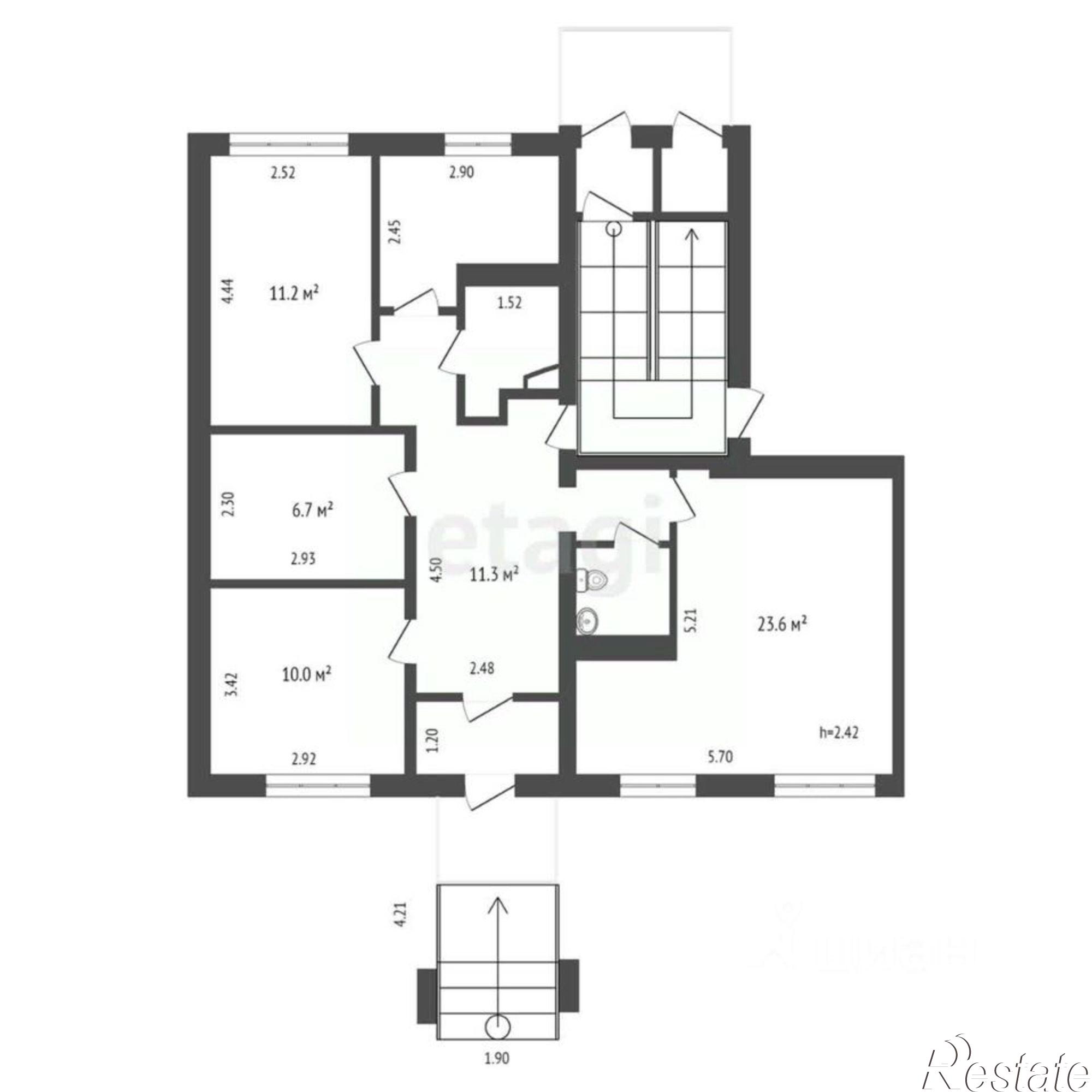 Купить торговое помещение за 3 659 420 рублей на ул Чкалова, 19