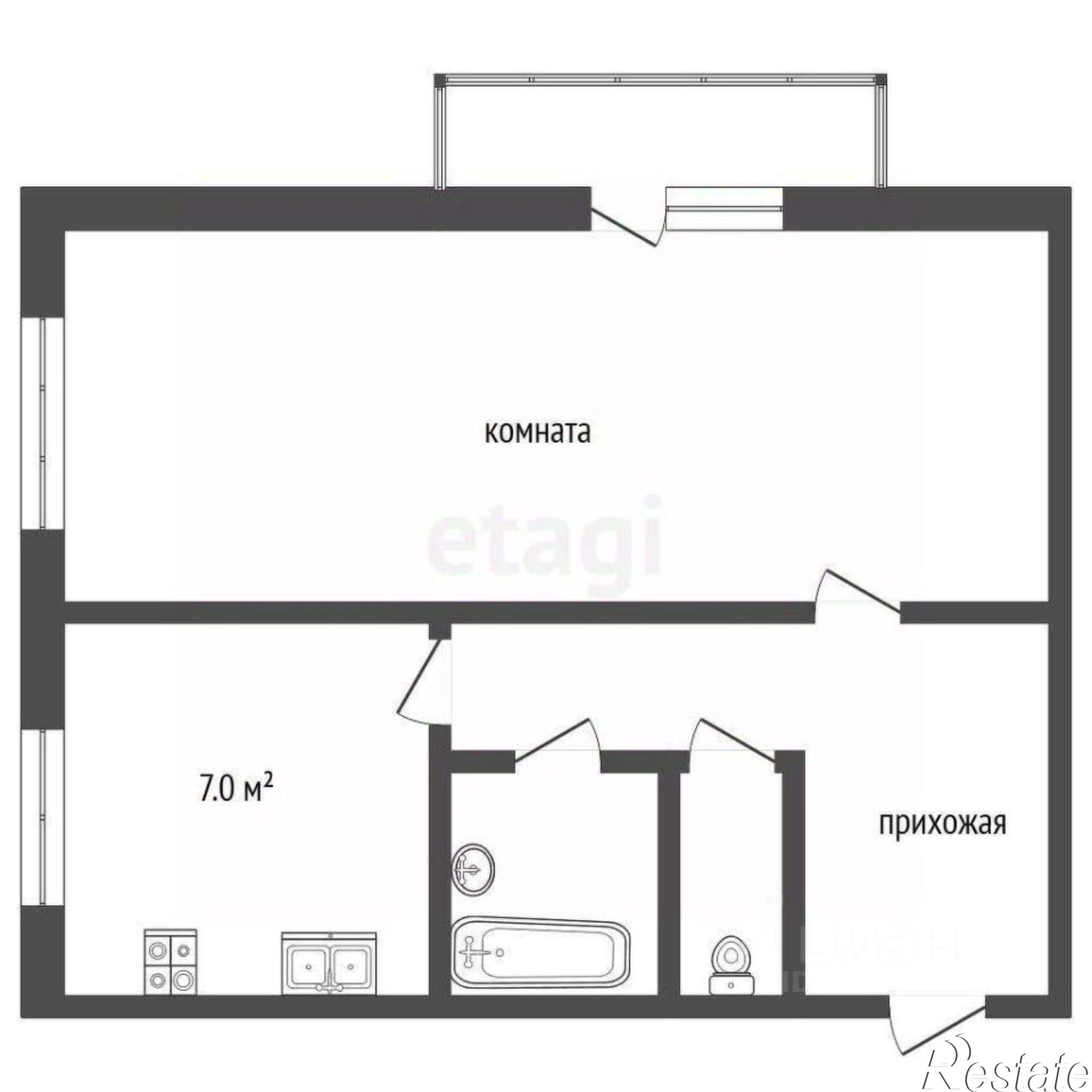 Купить квартиру за 3 075 000 рублей на Береговая улица, 76