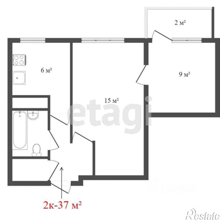 2-комн квартира ул Ватутина, 69,  д. 69