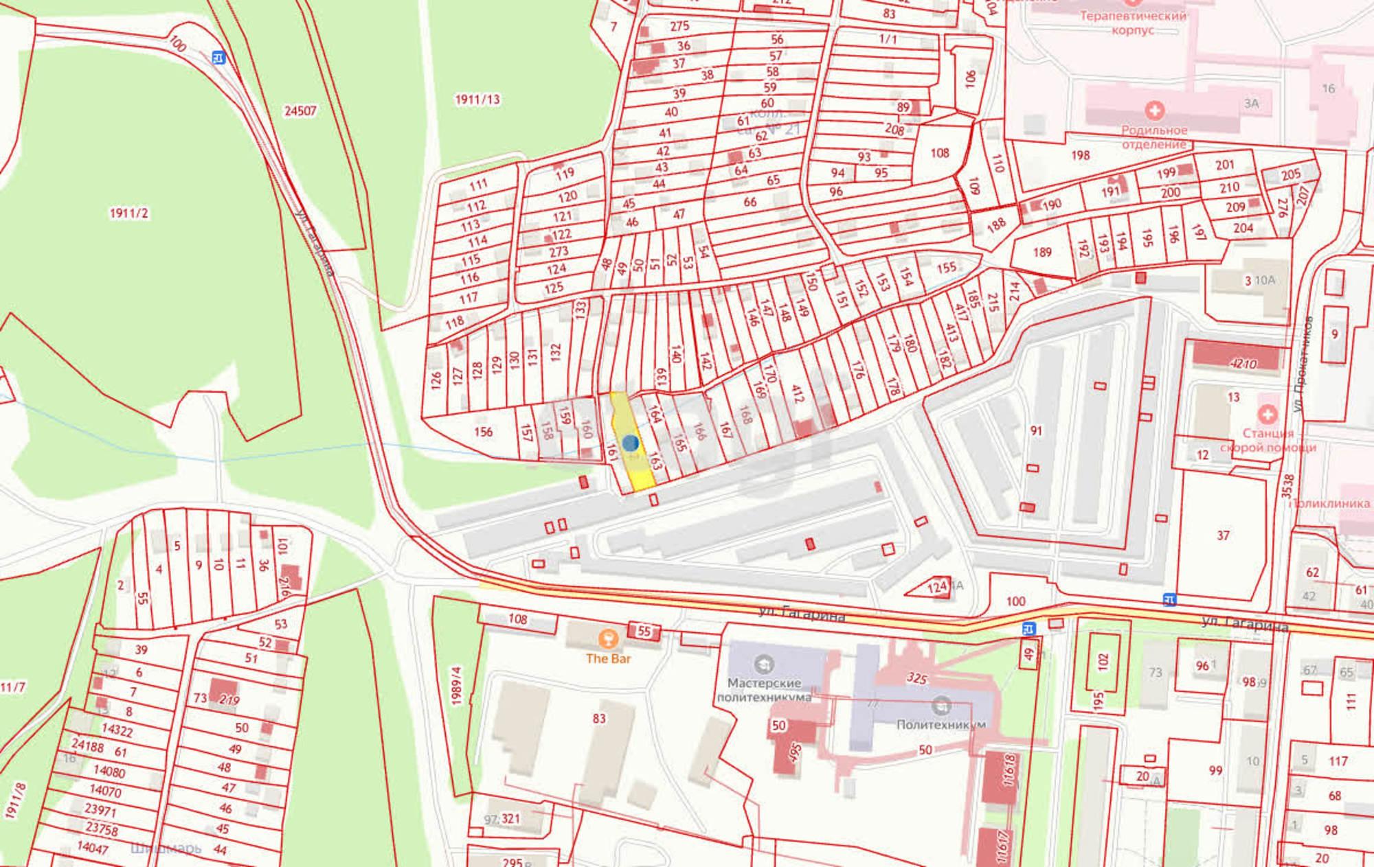 Купить землю, земельный участок за 950 000 рублей на улица Гагарина