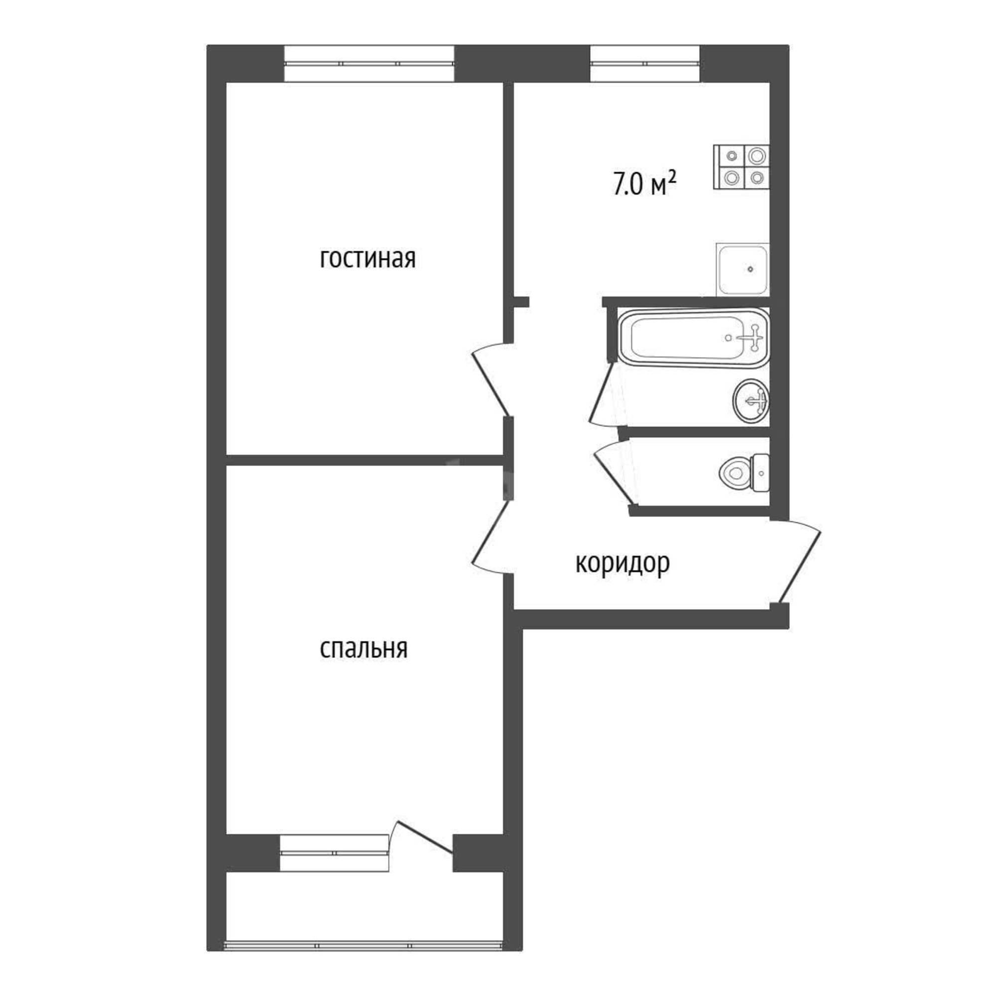 Купить квартиру за 2 950 000 рублей на Советская улица