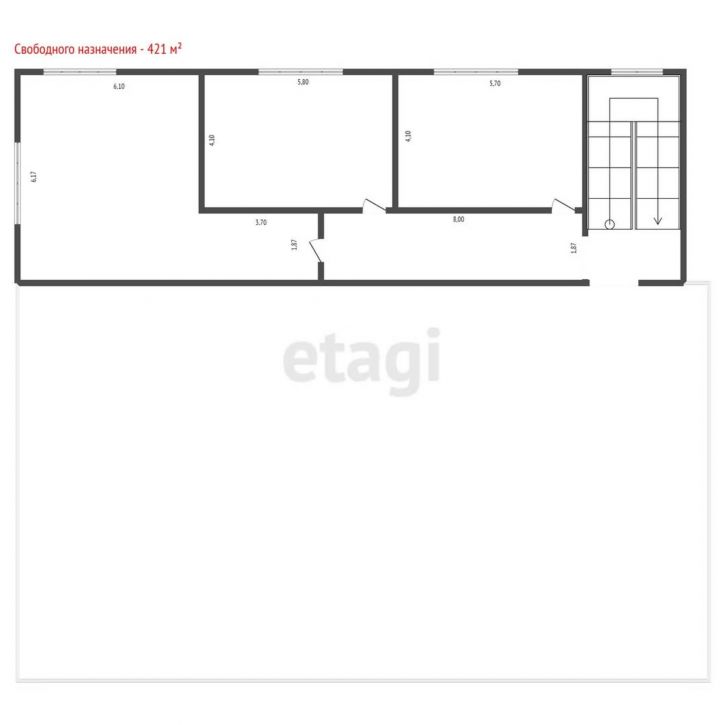 Помещение свободного назначения улица Зои Космодемьянской