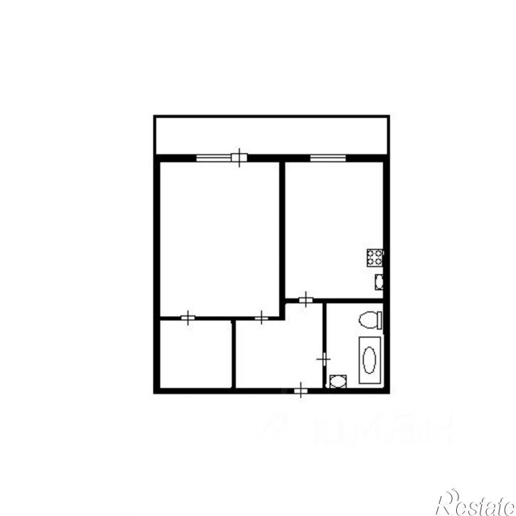 1-комн квартира улица Ленина, 19Б,  д. 19Б