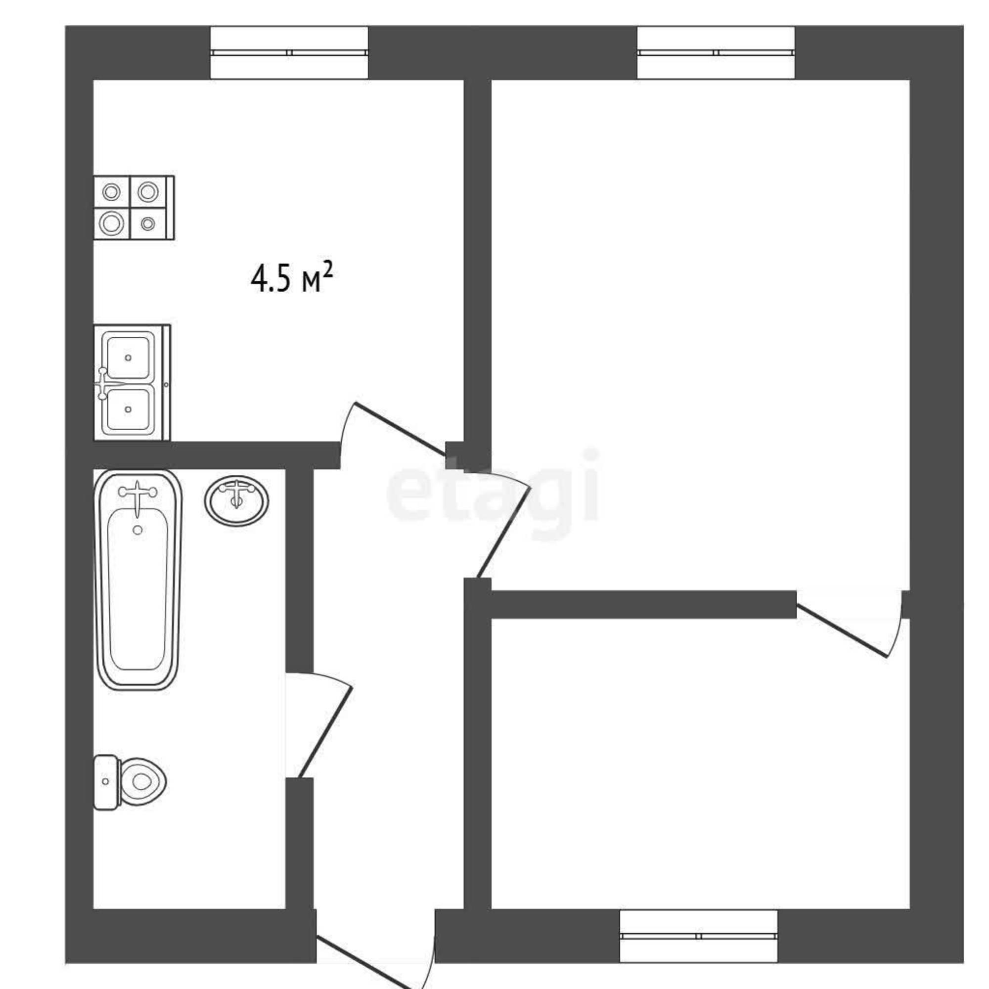 Купить квартиру за 2 800 000 рублей на улица Малышева