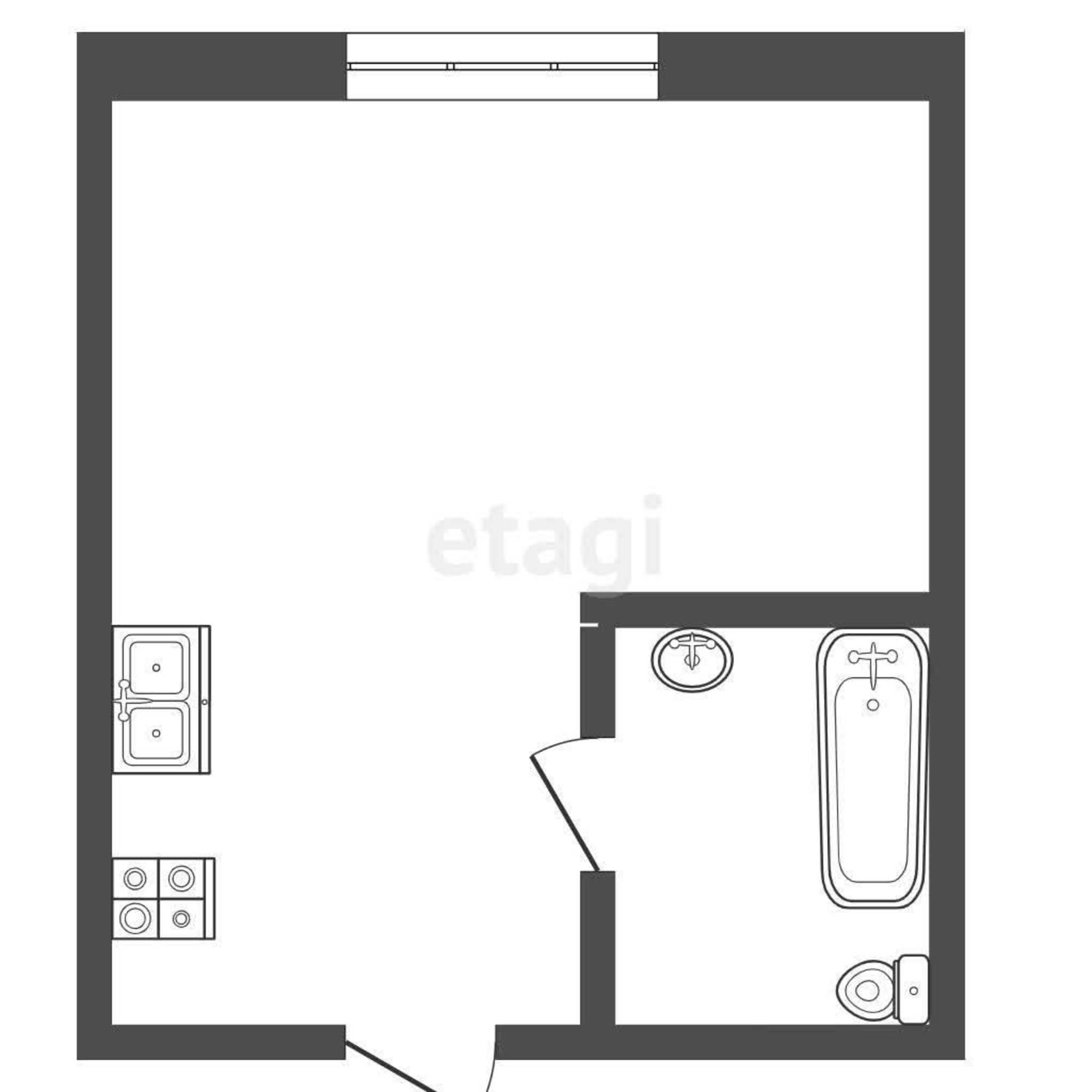 Купить студию за 1 750 000 рублей на улица Герцена