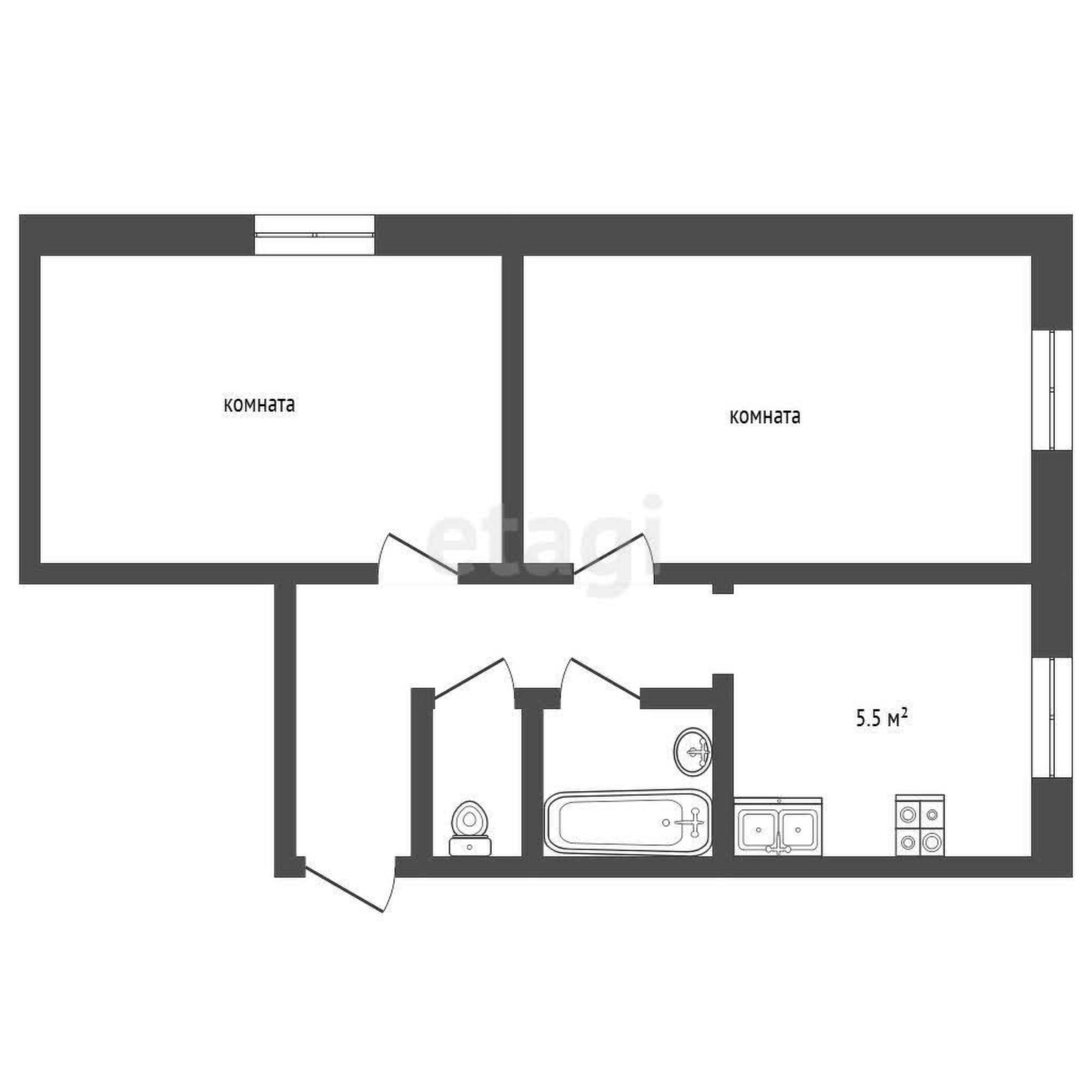 Купить квартиру за 2 500 000 рублей на Советская улица