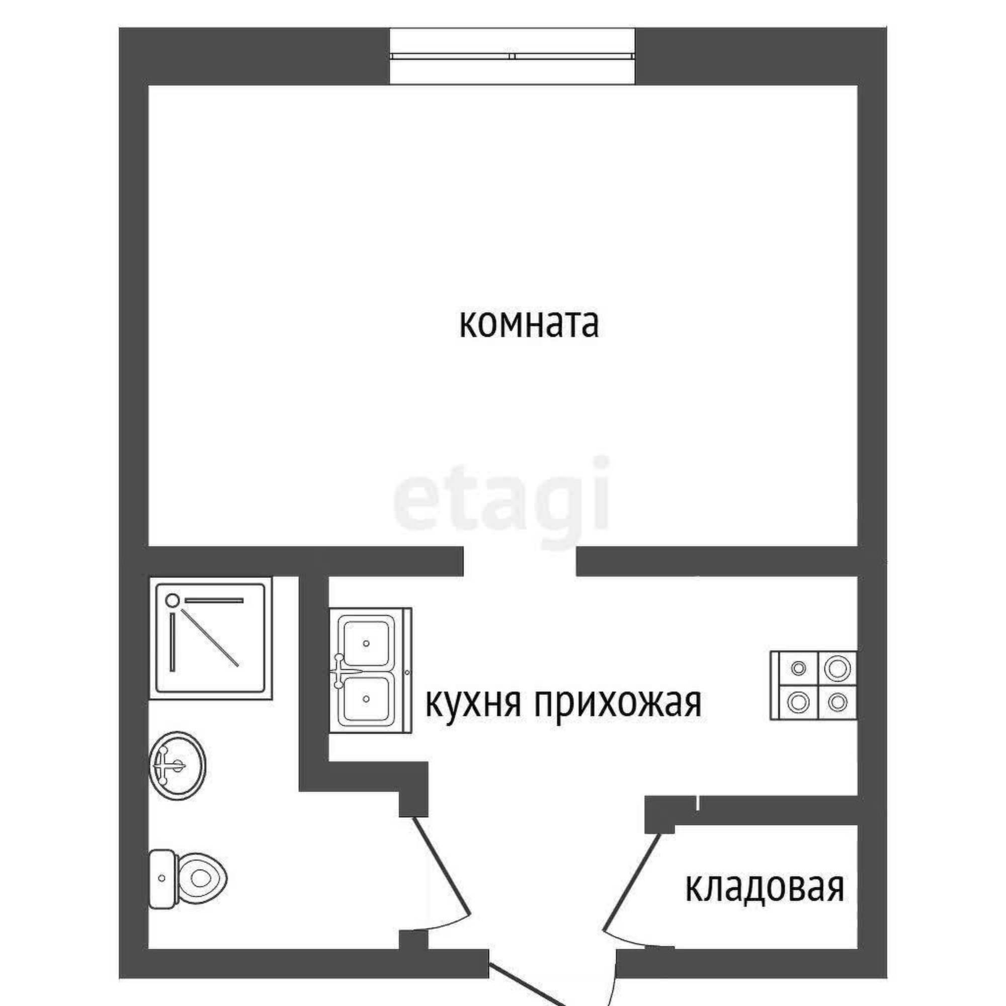 Купить студию за 990 000 рублей на проспект Ильича