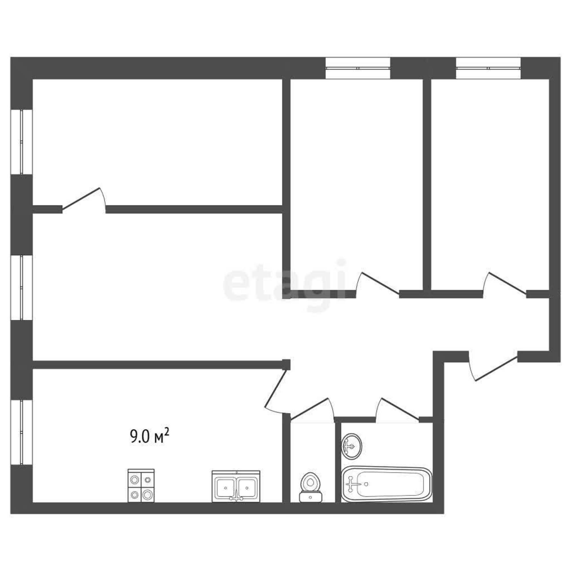 Купить квартиру за 5 000 000 рублей на проспект Космонавтов