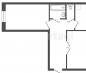 2-комн, 53кв м, этаж 2/5 улица Свердлова, 6