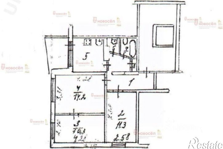 3-комн квартира улица Ленина, 25А,  д. 25А