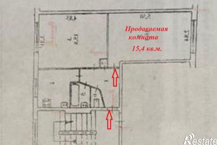 Комната пр-кт Космонавтов, 9,  д. 9