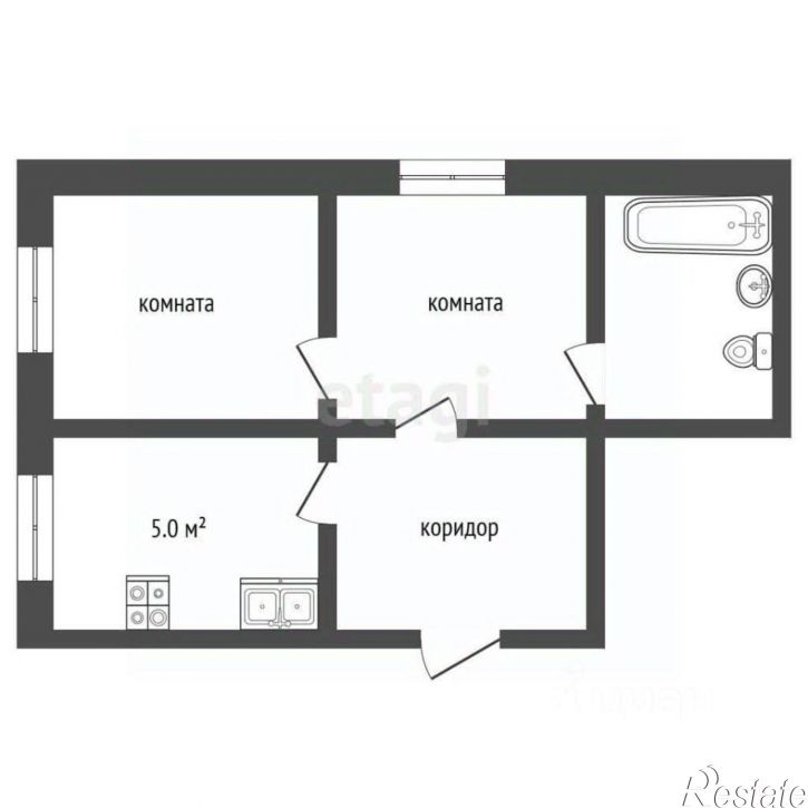 2-комн квартира проспект Ильича, 3/1,  д. 3/1
