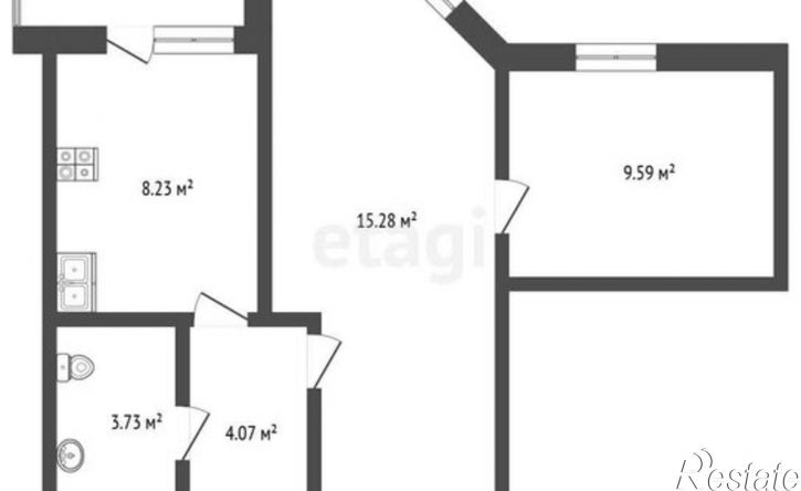 2-комн квартира улица Сакко и Ванцетти, 10,  д. 10
