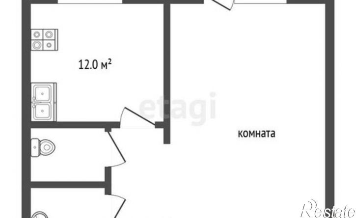 1-комн квартира переулок Бурильщиков, 1А,  д. 1А