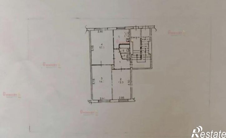 3-комн квартира ул Комсомольская, 25,  д. 25