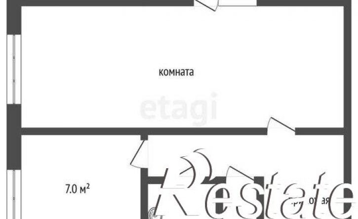 1-комн квартира Береговая улица, 76,  д. 76